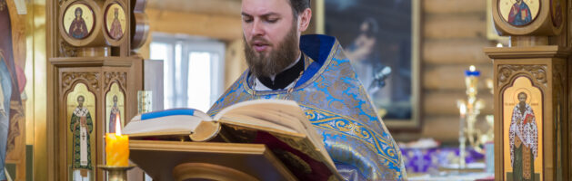 В праздник Благовещения Пресвятой Богородицы прошла Божественная литургия в храме Иоанна Предтечи